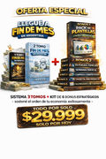 SISTEMA 3TOMOS + KIT DE 6 BONUS ESTRATEGICOS - sostene el orden de tu economia exitosamente.